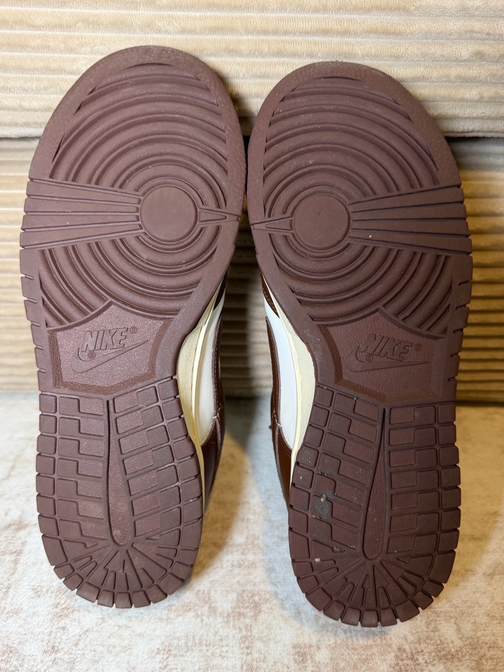 Nike Dunk Low Brown White Sneakers Women’s Size 8 - Picture 13 of 13